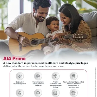 AIA benefits promotional material